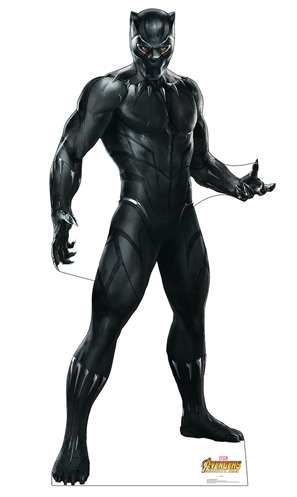 Black Panther Marvel Cardboard Cutout Standup Prop