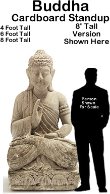 Buddha Cardboard Cutout Standup Prop