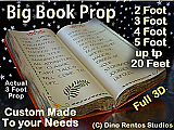 Giant/Big Foam Book Prop - Custom Made Any Size