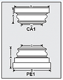 CA1-PE1 - Architectural Foam Shape - Capital & Pedestal