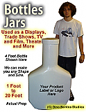 Giant/Big Foam Bottle Prop - Any Size