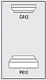 CA12-PE12 - Architectural Foam Shape - Capital & Pedestal