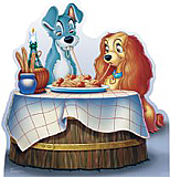 Lady and the Tramp - Disney Classics Cardboard Cutout Standup Prop