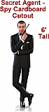 Spy - Secret Agent Cardboard Cutout Standup Prop